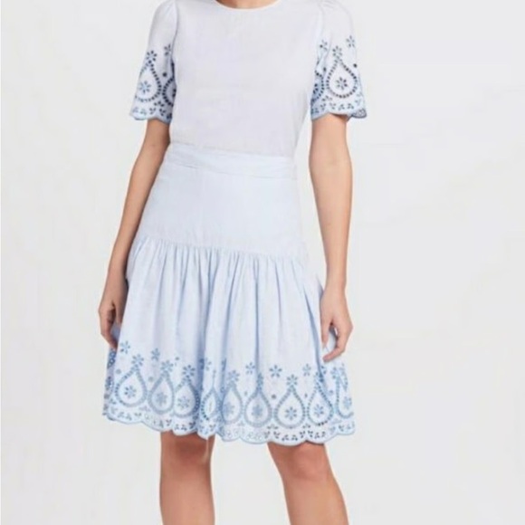 Draper James Embroidered Skirt - Picture 3 of 16